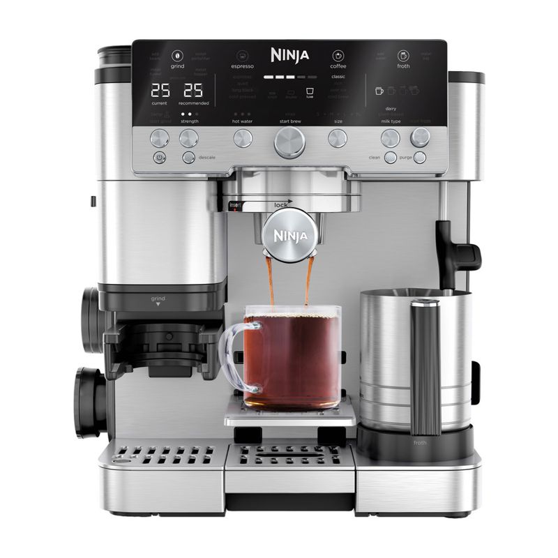 Ninja Luxe Cafe Manual Espresso Coffee Machine