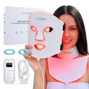 Nourished LED Light Therapy Face & Neck Mask