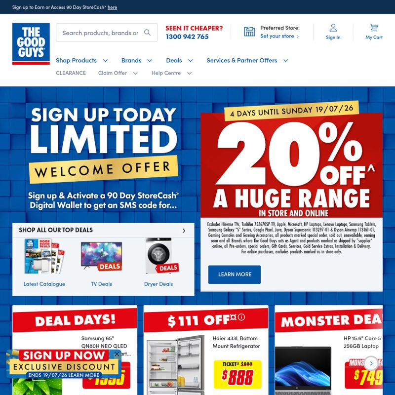 The Good Guys In-Store: Off Spend