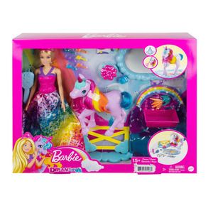 Barbie Dreamtopia Doll & Unicorn Clearance