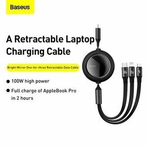 Baseus 100W Retractable USB-C Cables: 4 , 7