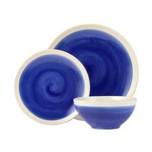 Kanto 12 Piece Blue Dinner Set - Blue - Miscellaneous