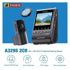 Viofo A329S 2CH 4K Dash Cam