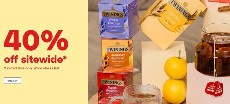Twinings AustraliaSitewide