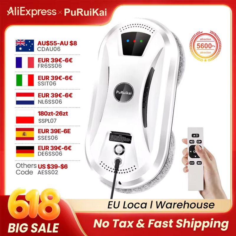ProdPuRuiKai Ultra-Thin Robot Vacuum from AliExpress: Free Ship