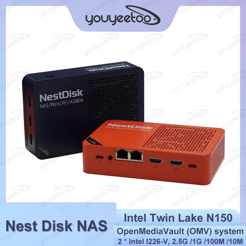 Youyeetoo Nest Disk 4-Bay NAS Mini PC