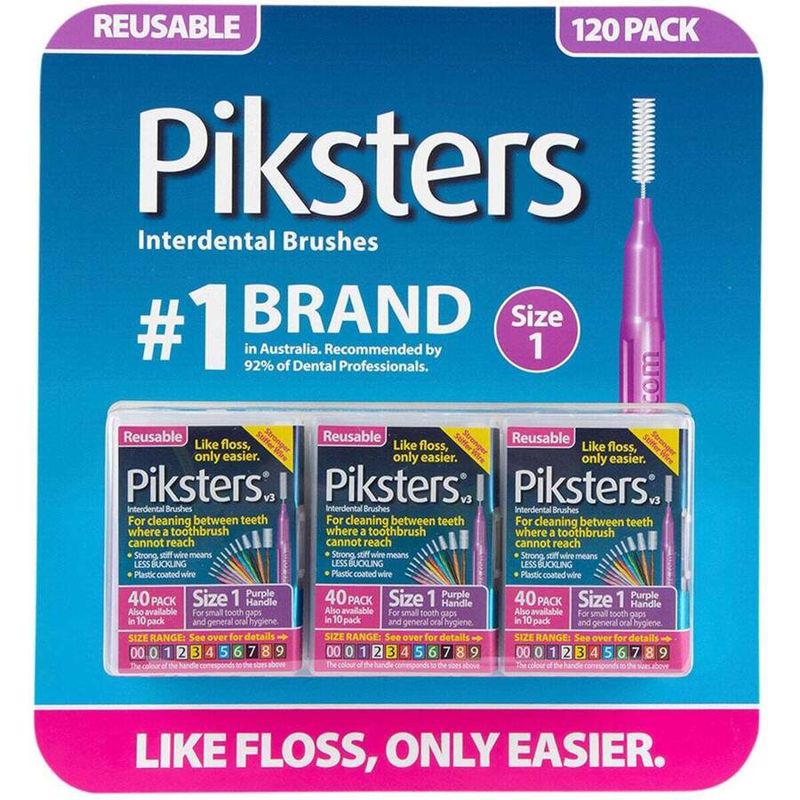Piksters Interdental Brushes 120 Pack – In-Store