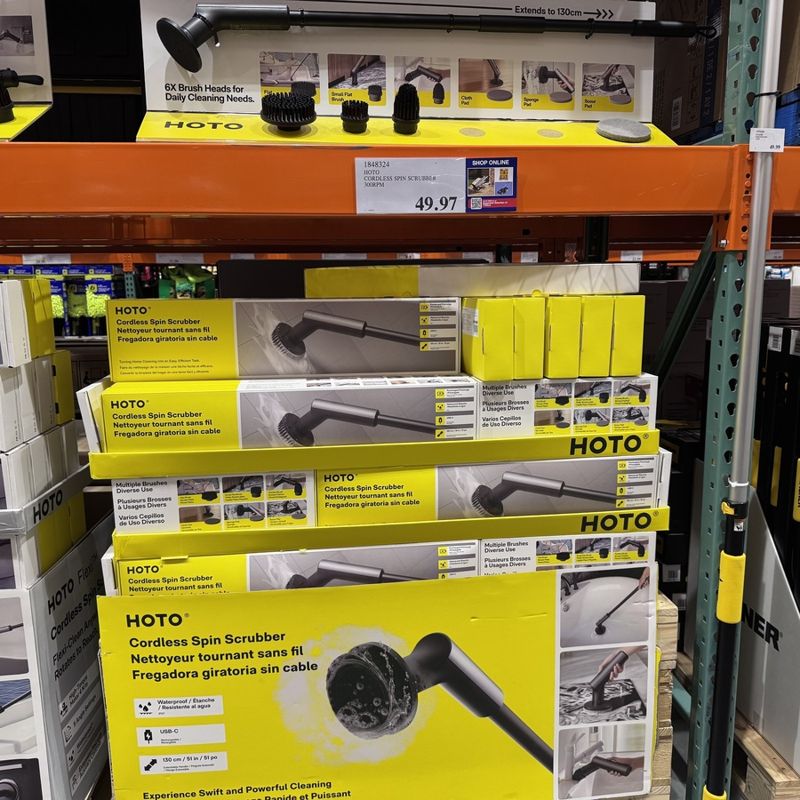 HOTO Cordless Spin Scrubber