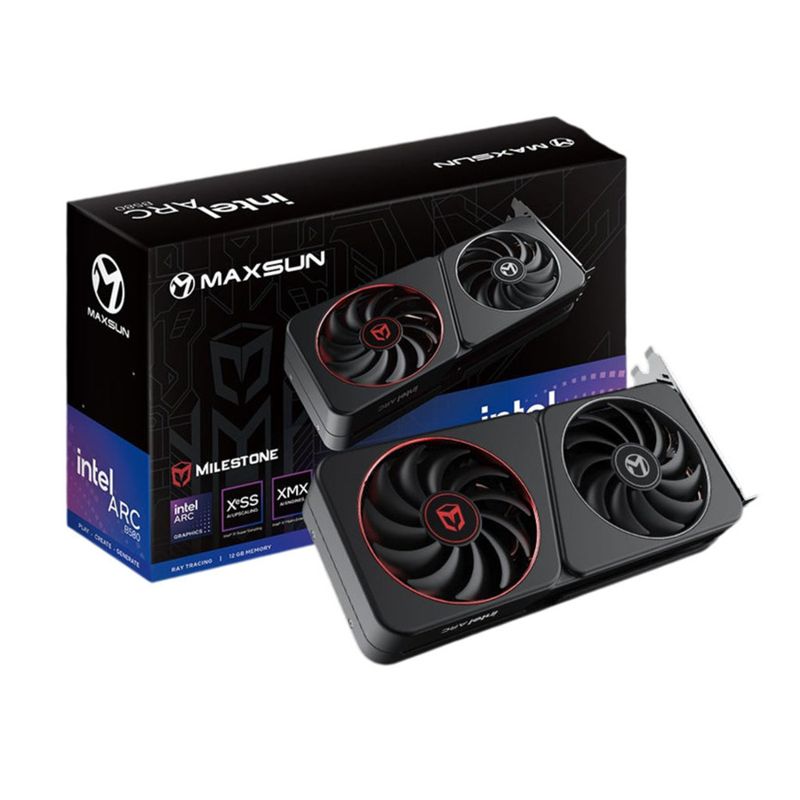 Maxsun Intel Arc B580 12GB Graphics Card - All-Time Low