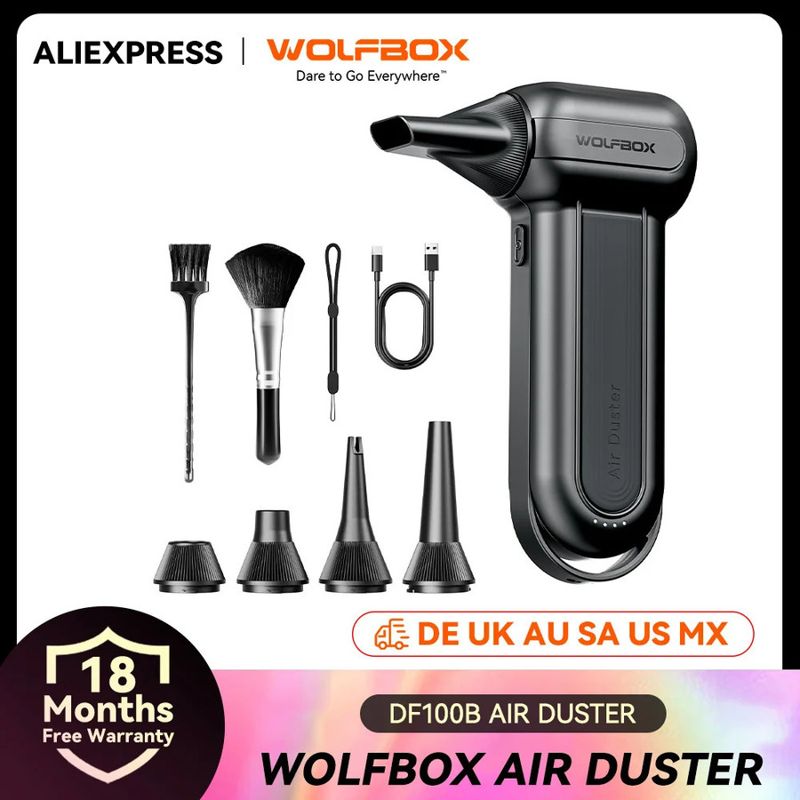Wolfbox DF100 Electric Air Duster – AUD