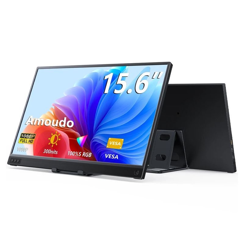 Amoudo 15.6" 1920x1080 IPS Portable Monitor