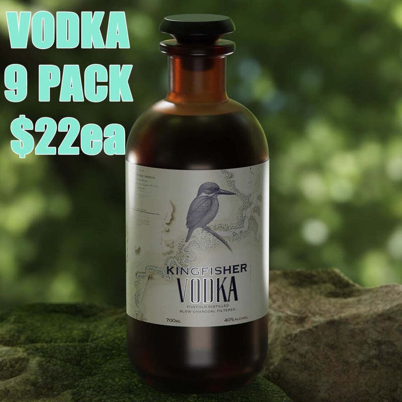 Kingfisher Vodka 9 Pack Preorder