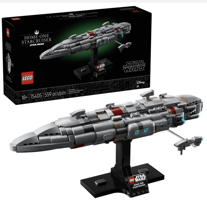 LEGO Star Wars Home One 75405 Mini Ship + P&H