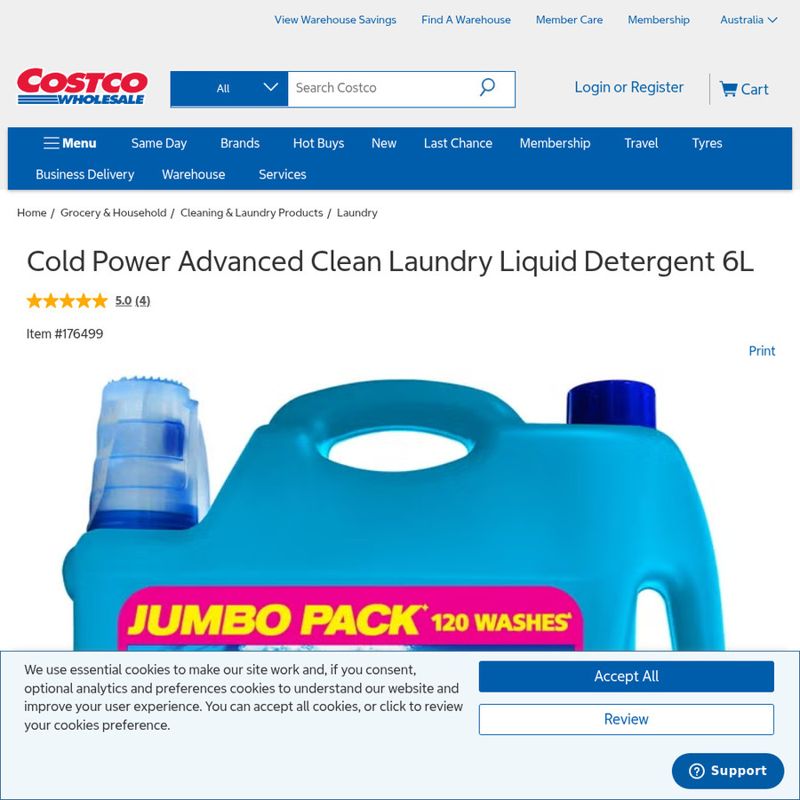 Cold Power 6L Detergent