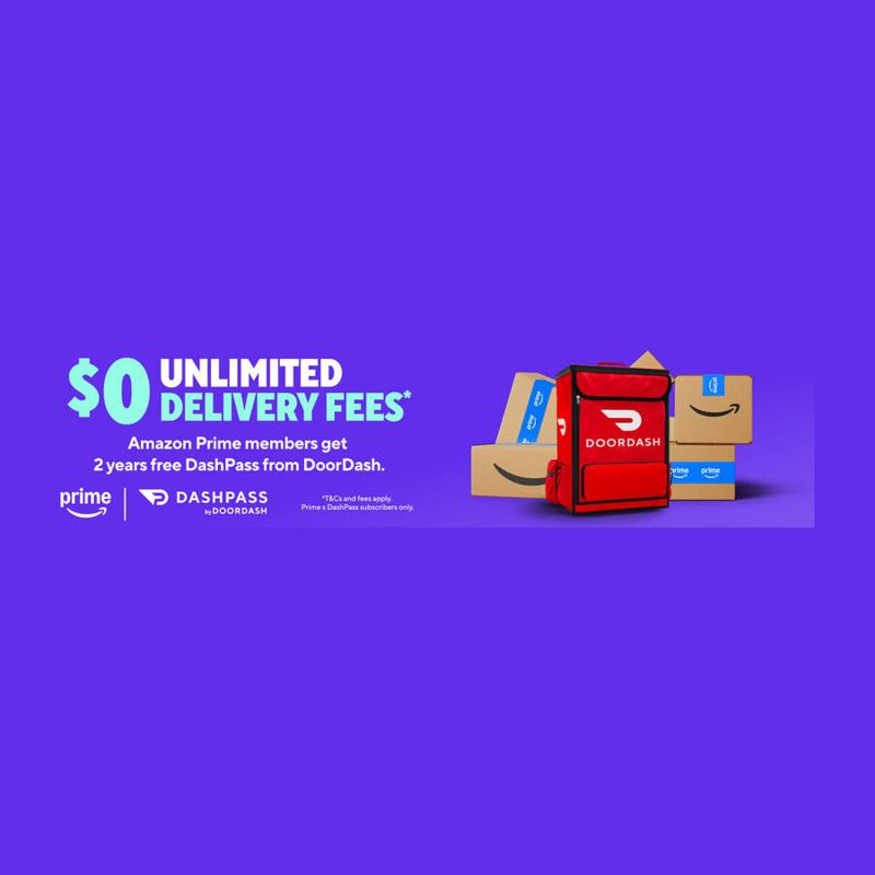 Free 2 Years DoorDash Premium with Amazon Prime AU