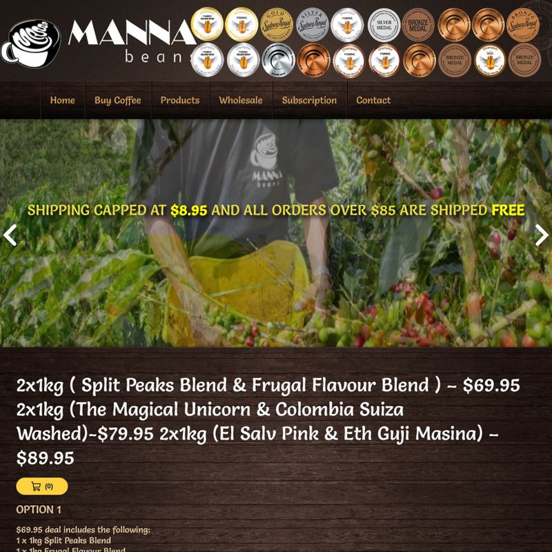 Fresh-Roasted Specialty Coffee Beans 2kg
