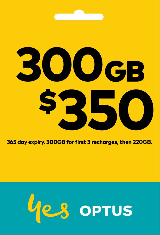 Optus Prepaid SIM + Bonus SIM
