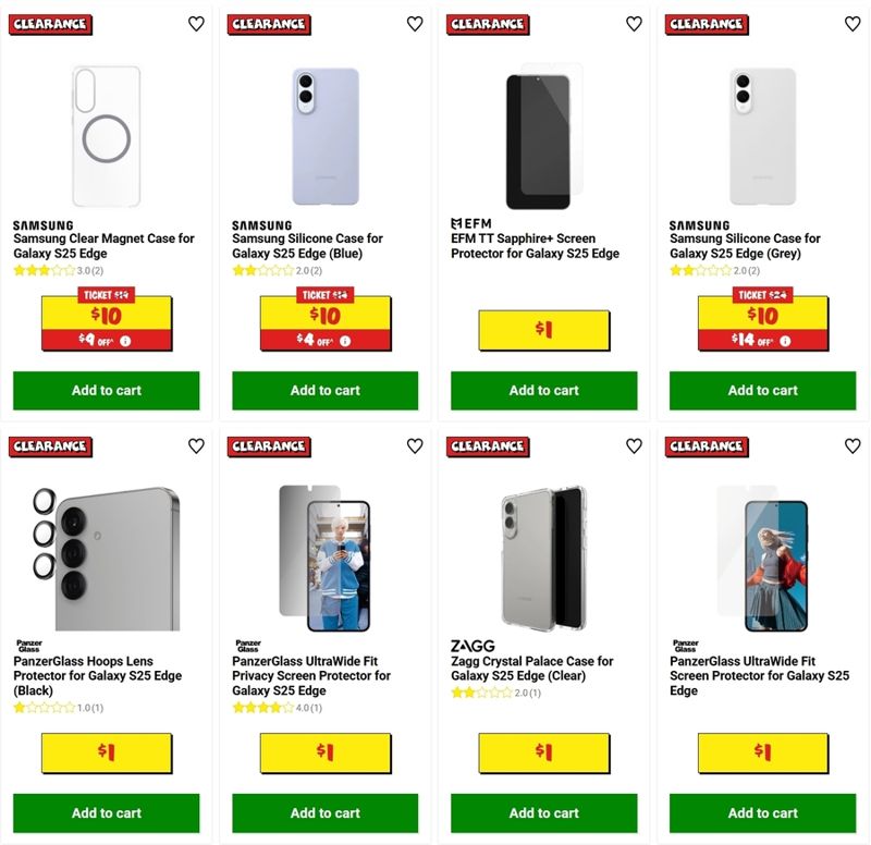 Galaxy S25 Edge Accessories Clearance