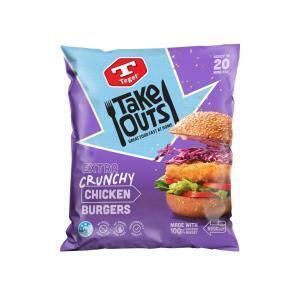 Tegel Crunchy Chicken Burgers 550g half price