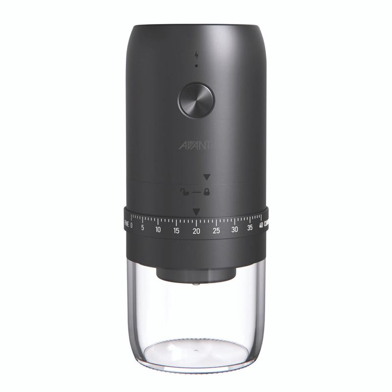 Avanti Rechargeable Portable Coffee Grinder - Black