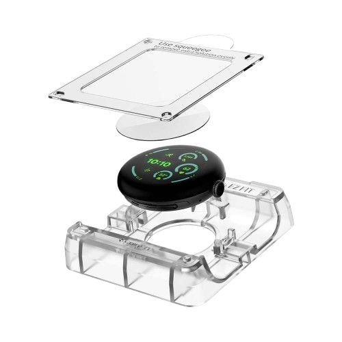 Spigen Google Pixel Watch 4/3 45mm Elite Shield EZ Fit 2PCS Screen Protector (Clear)