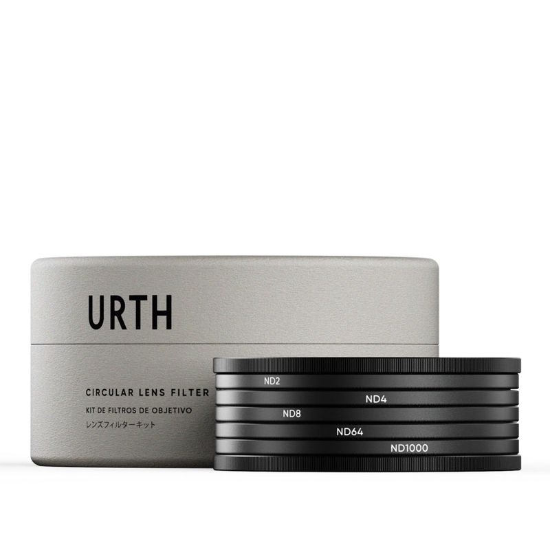 Urth 82mm ND2, ND4, ND8, ND64, ND1000 Lens Filter Kit (Plus+)