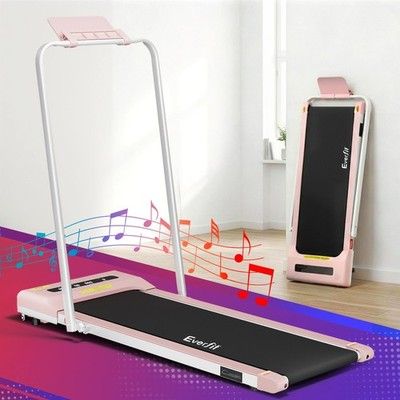 Everfit Treadmill Electric Walking Pad Under Desk Home Gym Fitness 380mm (White)