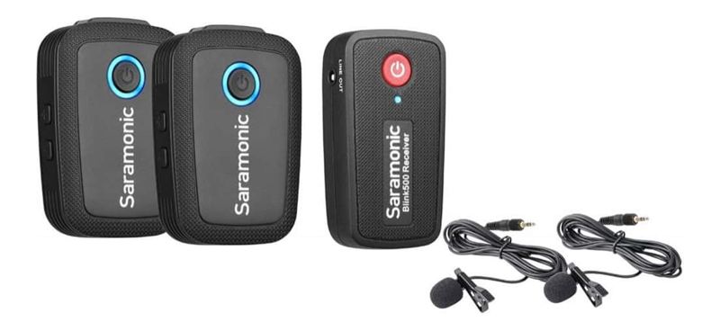 Saramonic Blink 500 B2 2-Person Wireless Microphone System with Lavaliers (TX+TX+RX)