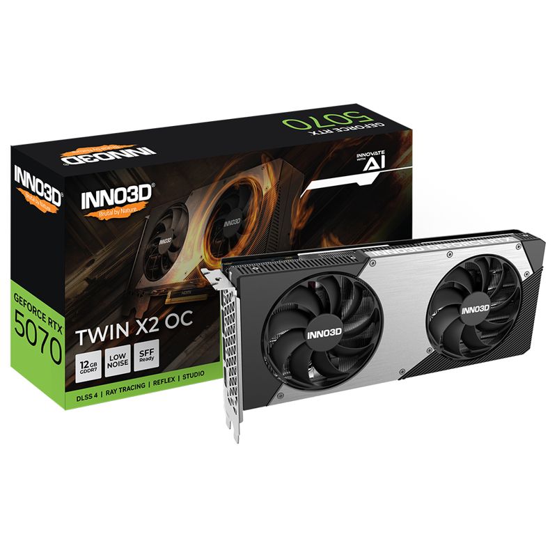 Inno3D GeForce RTX 5070 TWIN X2 OC 12GB GDDR7