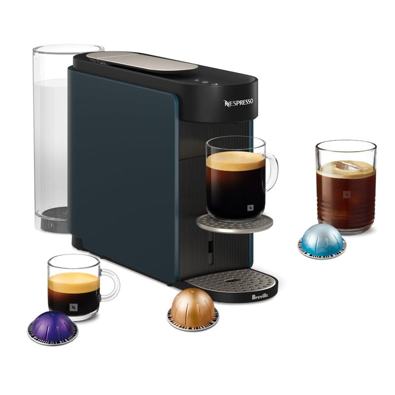 Breville Nespresso BNV620BLU Vertuo Up Coffee Machine (Ocean Blue)