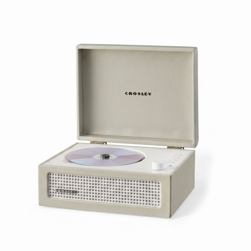 Crosley Voyager Portable Retro CD Player Bluetooth Speakers FM (Washed Blue)