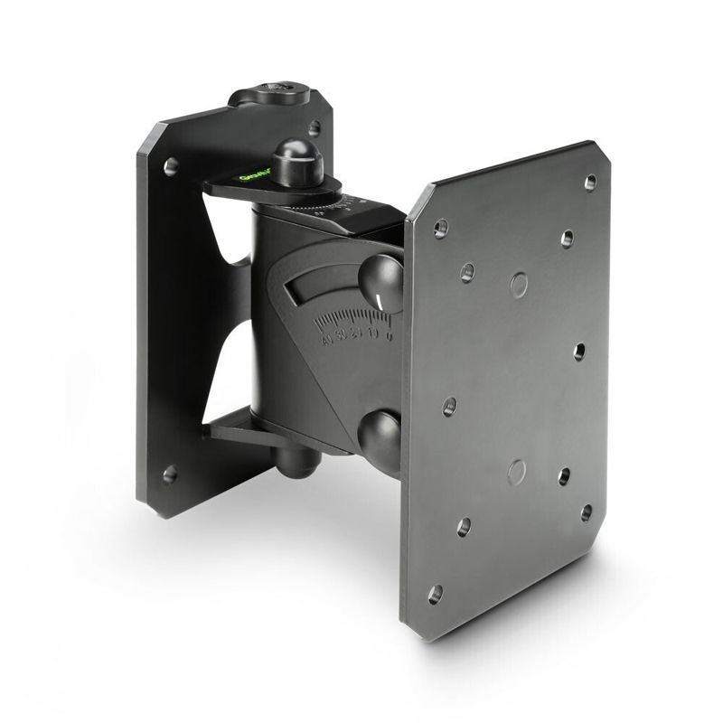 Gravity SPWMBS20B Tilt & Swivel Steel Wall Mount Holder For Speaker 20KG Black