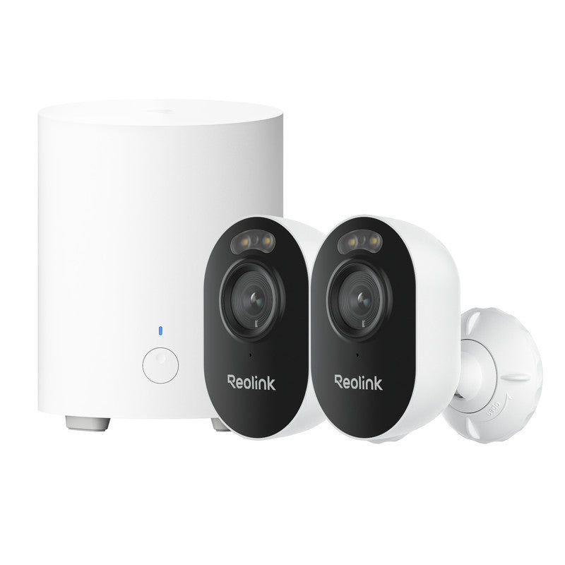 Reolink Hub Mini with 2 Pack Lumus Plug-in WiFi Security Cameras Kits