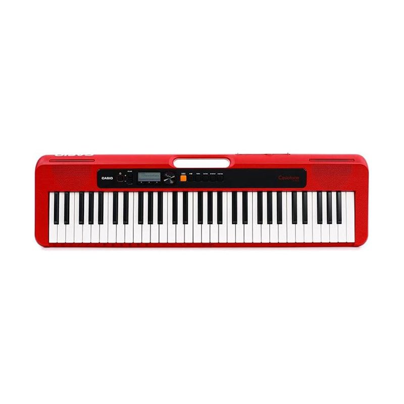 Casio Casiotone Ultra Compact 61-Note Portable Keyboard with USB - Red