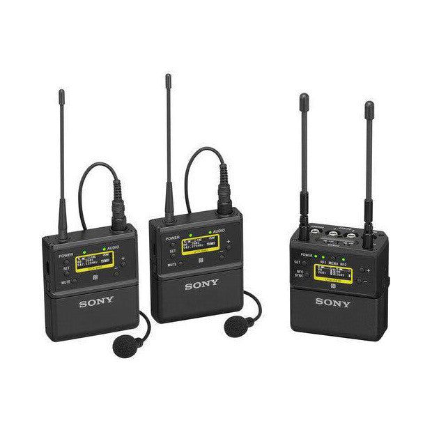 Sony UWP-D27CE42 2-Person Camera-Mount Wireless Omni Lavalier Microphone System