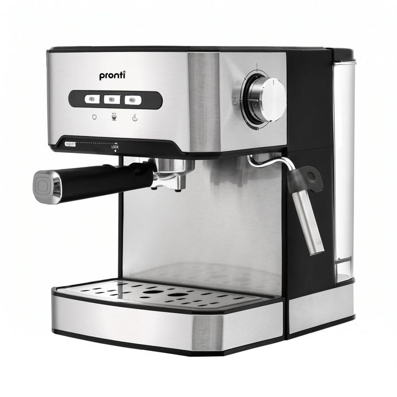 Pronti 1.6L Automatic Coffee Espresso Machine with Steam Frother