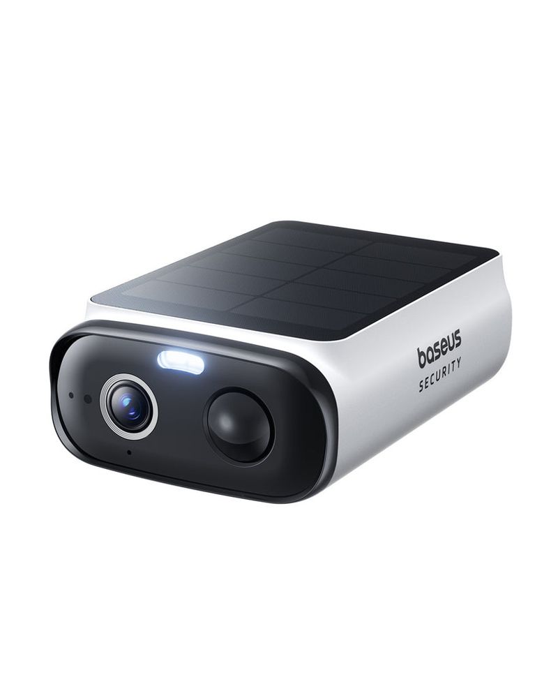 Baseus S1 Lite 2K Solar Security Camera with AI (White)