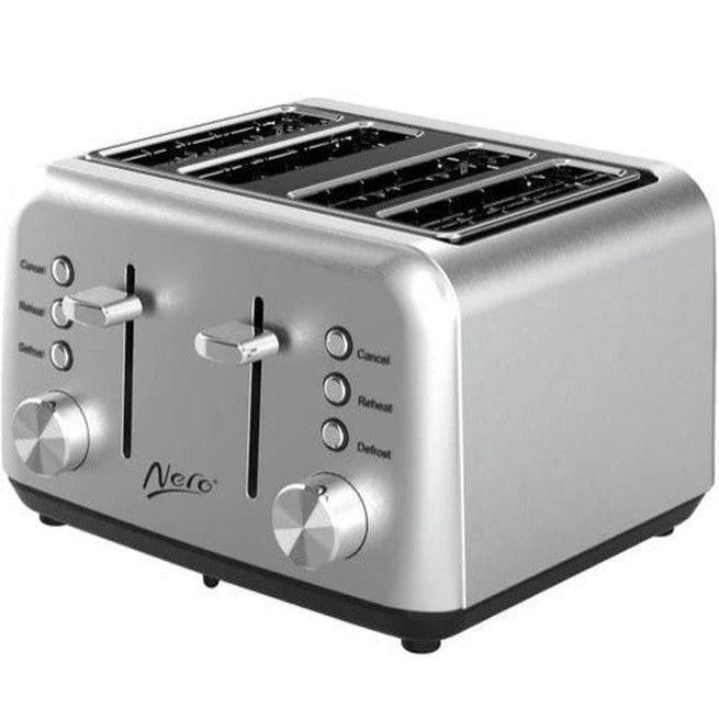 Nero Classic Stainless Steel Style Toaster 4 Slice
