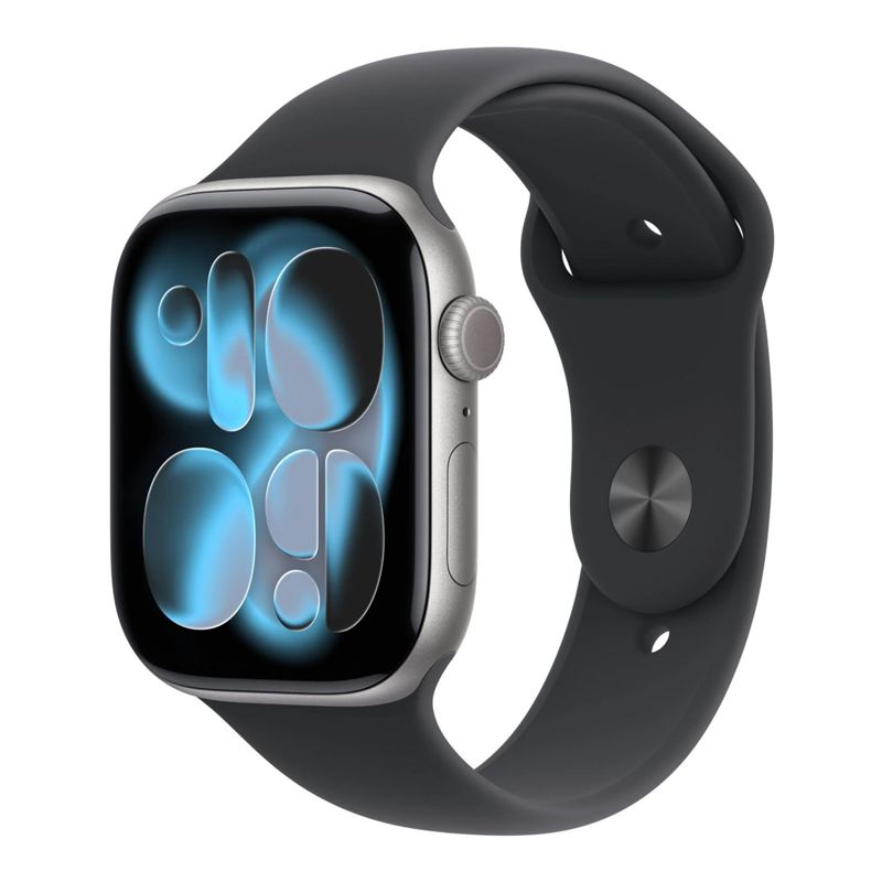 Apple Watch Series 11 42mm Space Grey Aluminium Case GPS Sport Band (M/L) [Black]