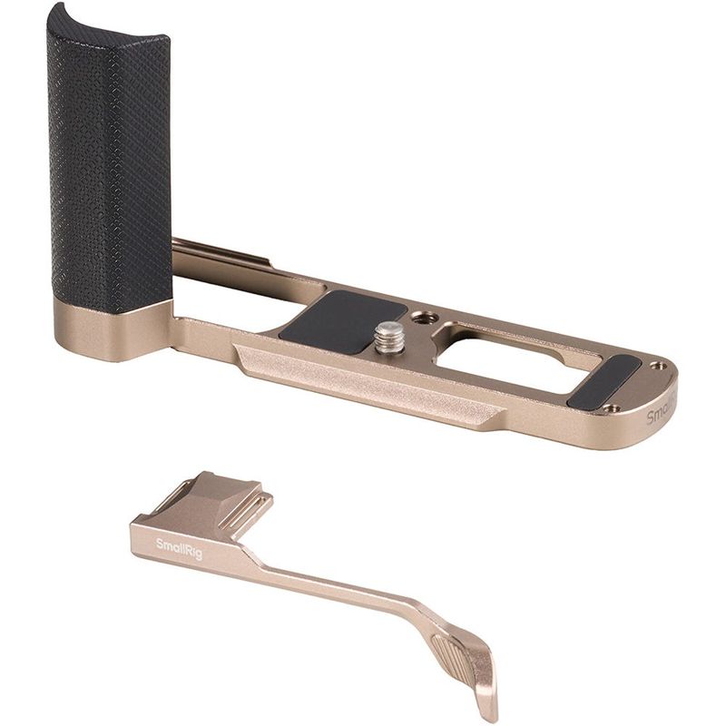 SmallRig L-Shaped Mount Plate Handle for Panasonic LUMIX L10 (Titanium) 6136