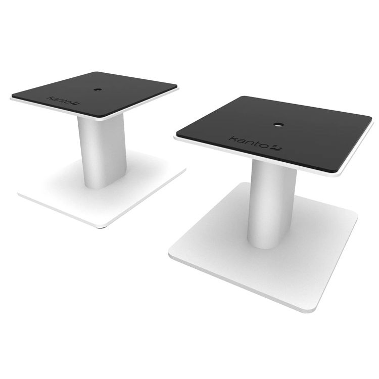 Kanto SP6HDW 6" Tall Universal Desktop Speaker Stand Pair (White)