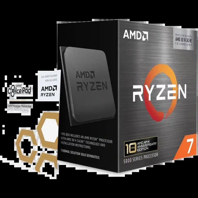 AMD Ryzen 7 5800X3D Gaming Processor 10th Anniversary Edition [100-100000651POF] [Avail: In Stock]