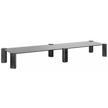 AMS-12 Brateck Dual Monitor Tempered Glass Modular Riser