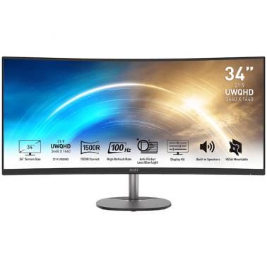 PRO MP341CQ MSI 34in UWQHD VA 100Hz FreeSync Curved Business Moni