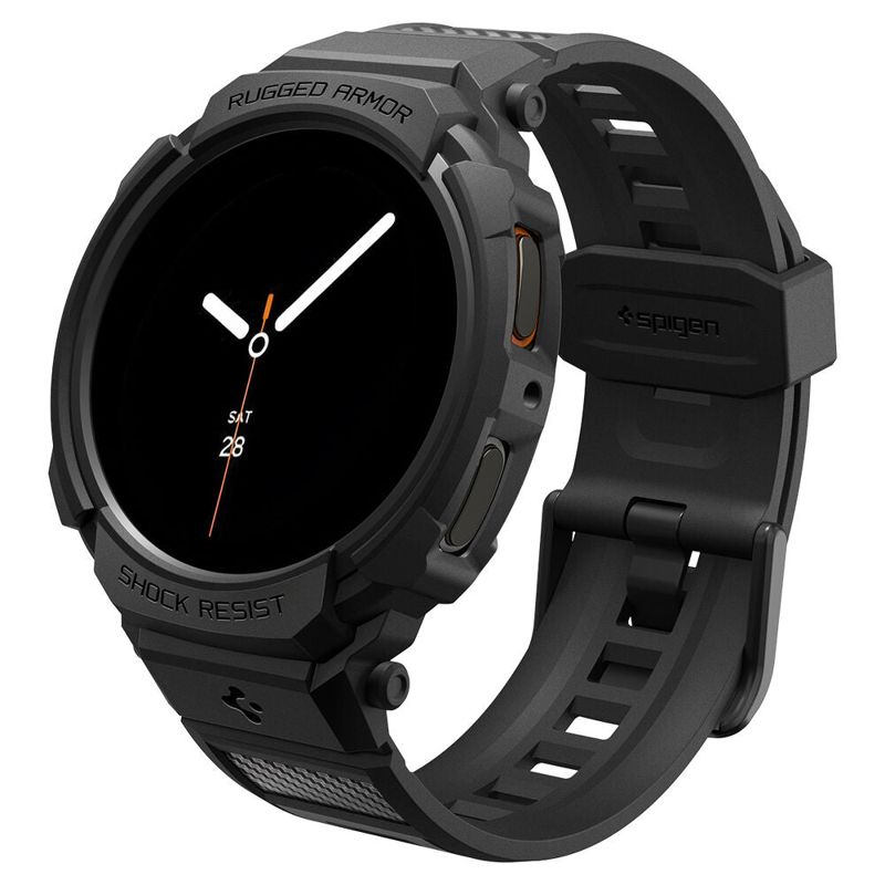 Spigen Galaxy Watch 8 40mm Rugged Armor Pro Band Case (Black)