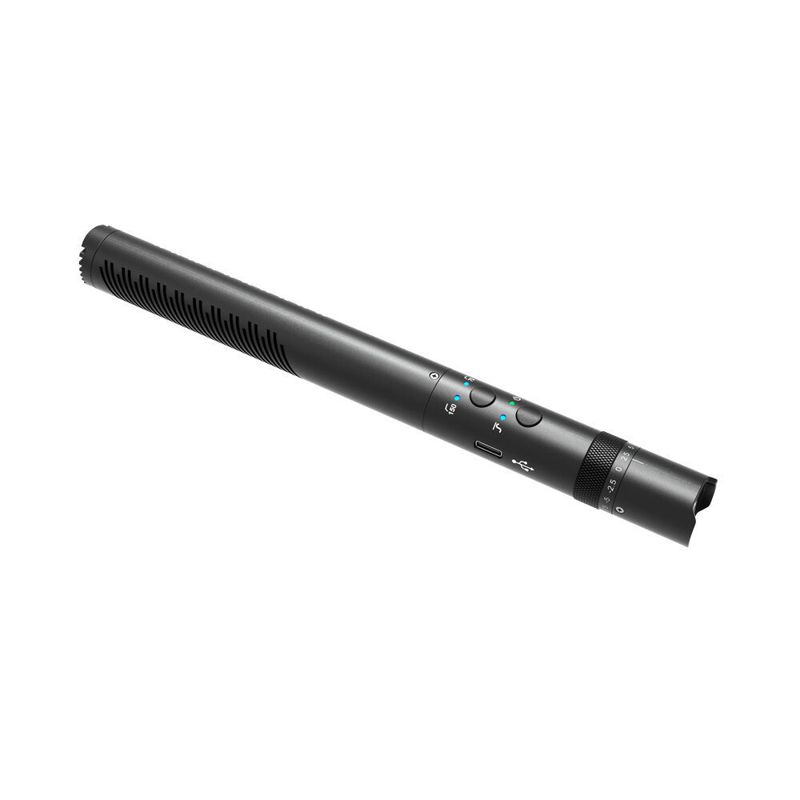 Synco Shotgun Microphone Broadcast Level Camera Mount for Filmmaking (Black)