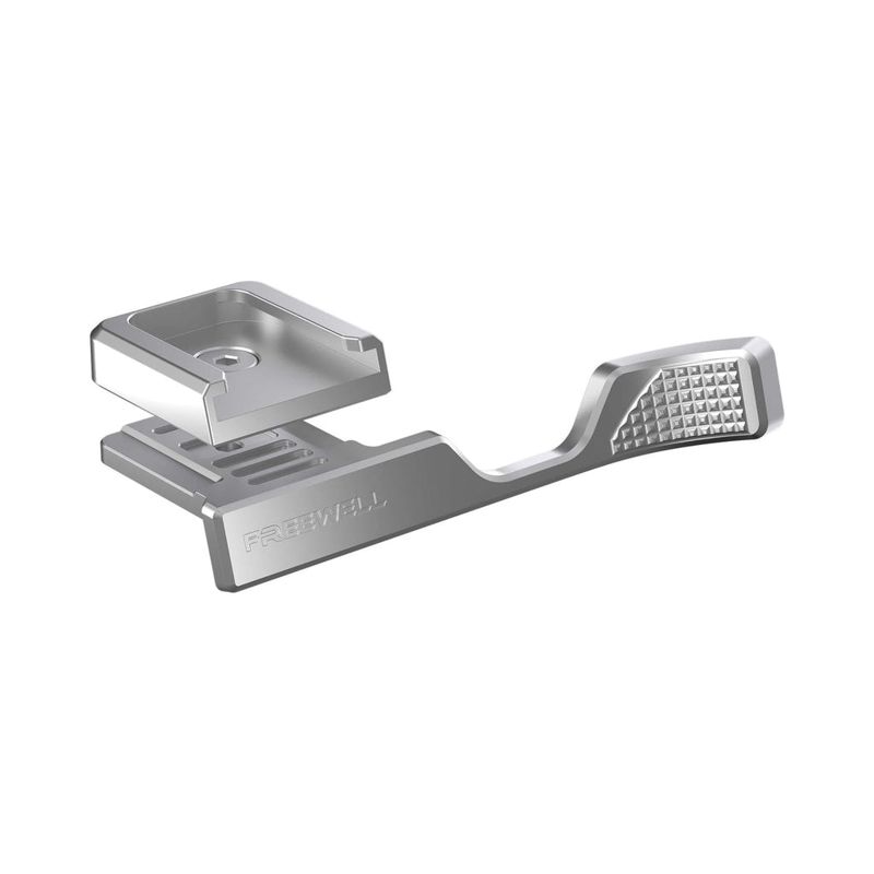 Freewell Thumb Grip with Cold Shoe Mount for Fuji X100VI (Silver)