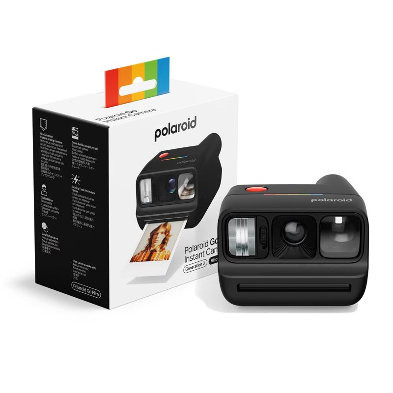 Polaroid GO G3 Instant Bundle Go Camera & Film (8 Shot) BLK