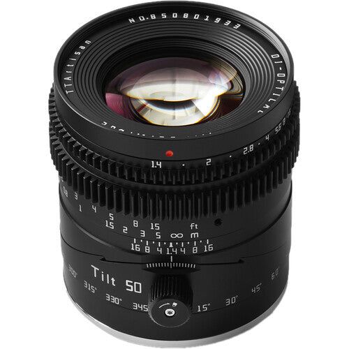 TTArtisan Tilt 50mm f/1.4 Lens Fujfilm X Mount - Black