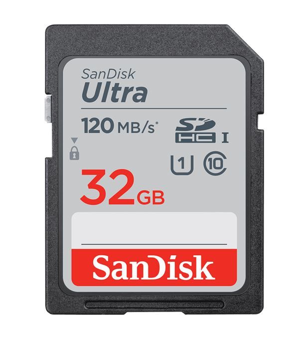 SanDisk Ultra UHS I SDHC Class 10 120MB s 32GB